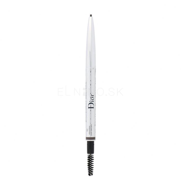 Christian Dior Diorshow Ceruzka na obočie pre ženy 0,09 g Odtieň 002 Universal Dark Brown tester