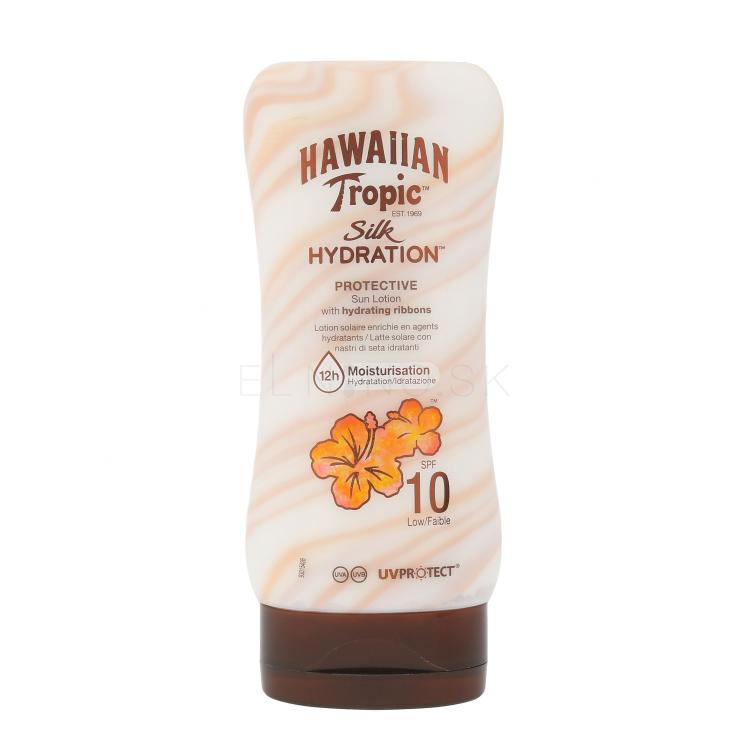 Hawaiian Tropic Silk Hydration Protective Sun Lotion SPF10 Opaľovací prípravok na telo pre ženy 180 ml