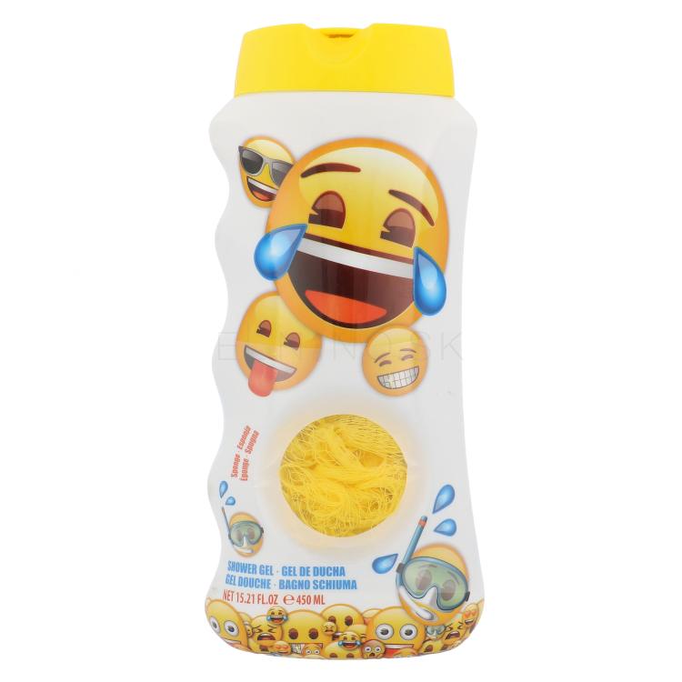 Emoji Emoji Darčeková kazeta sprchovací gél 450 ml + špongia