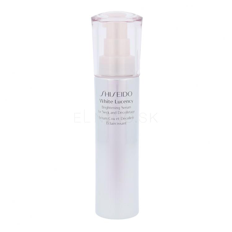 Shiseido White Lucency Brightening Serum Neck &amp; Decollete Krém na krk a dekolt pre ženy 75 ml