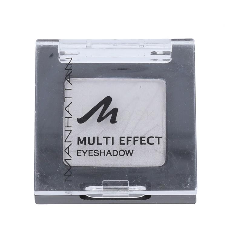 Manhattan Multi Effect Očný tieň pre ženy 4 g Odtieň 101B Silver Slam poškodená krabička