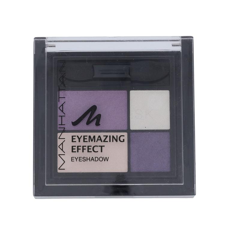 Manhattan Eyemazing Effect Eyeshadow Palette Očný tieň pre ženy 15 g Odtieň 65H Falling For Purple poškodená krabička
