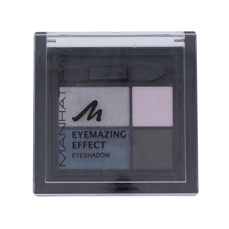 Manhattan Eyemazing Effect Eyeshadow Palette Očný tieň pre ženy 15 g Odtieň 110K The Dark Side poškodená krabička