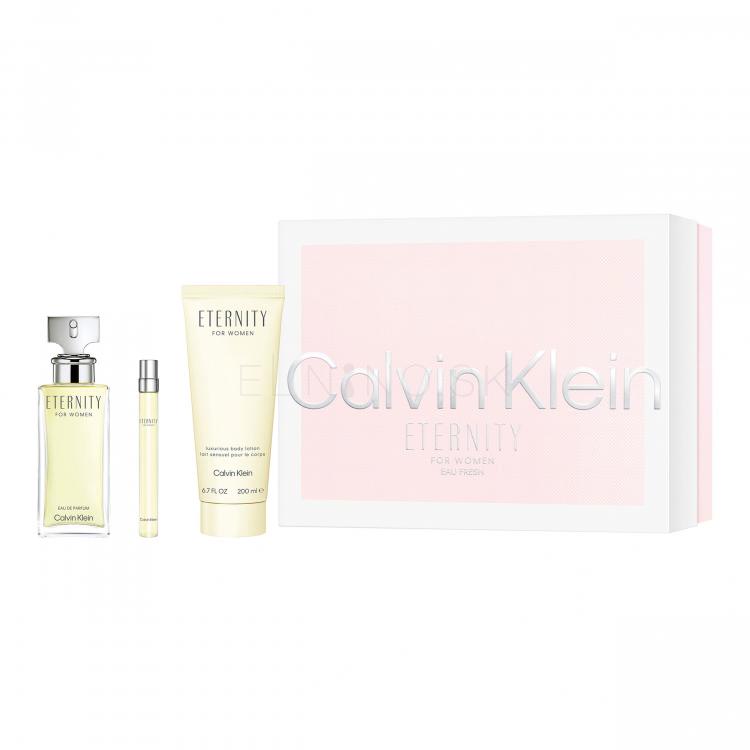 Calvin Klein Eternity Darčeková kazeta Edp 100ml + 200ml tělové mléko + 10ml miniatura