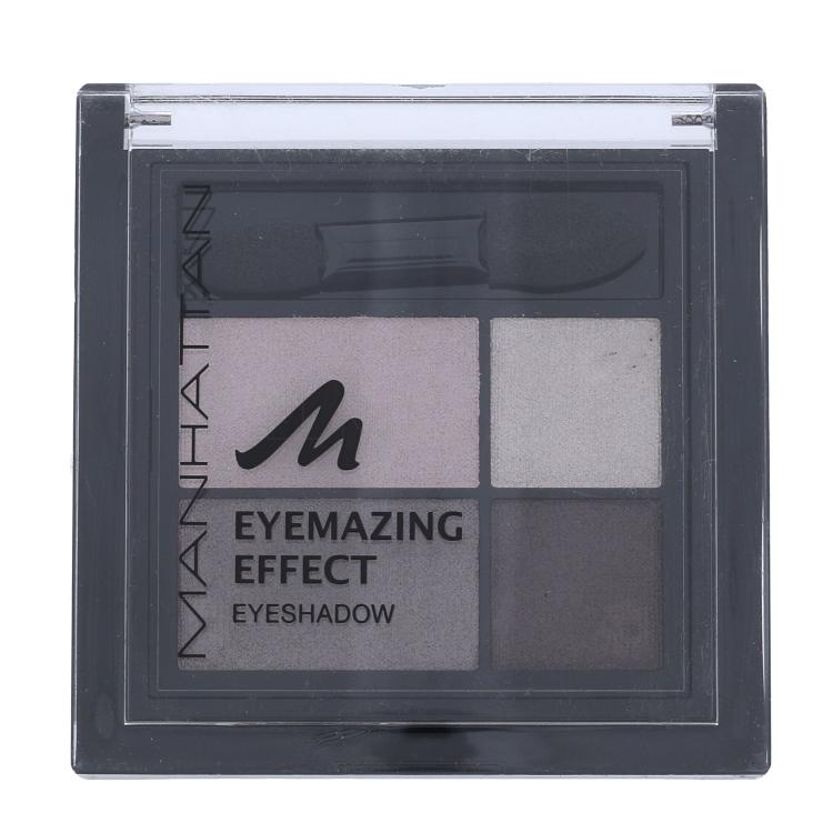Manhattan Eyemazing Effect Eyeshadow Palette Očný tieň pre ženy 15 g Odtieň 95C Rosy Wood poškodená krabička