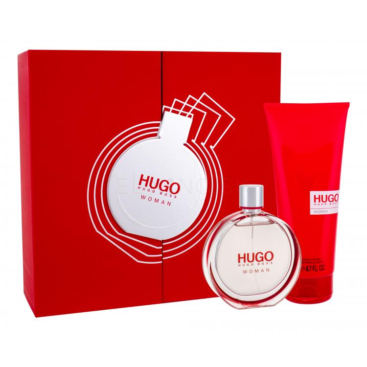 HUGO BOSS Hugo Woman Darčeková kazeta parfumovaná voda 75 ml + telové mlieko 200 ml