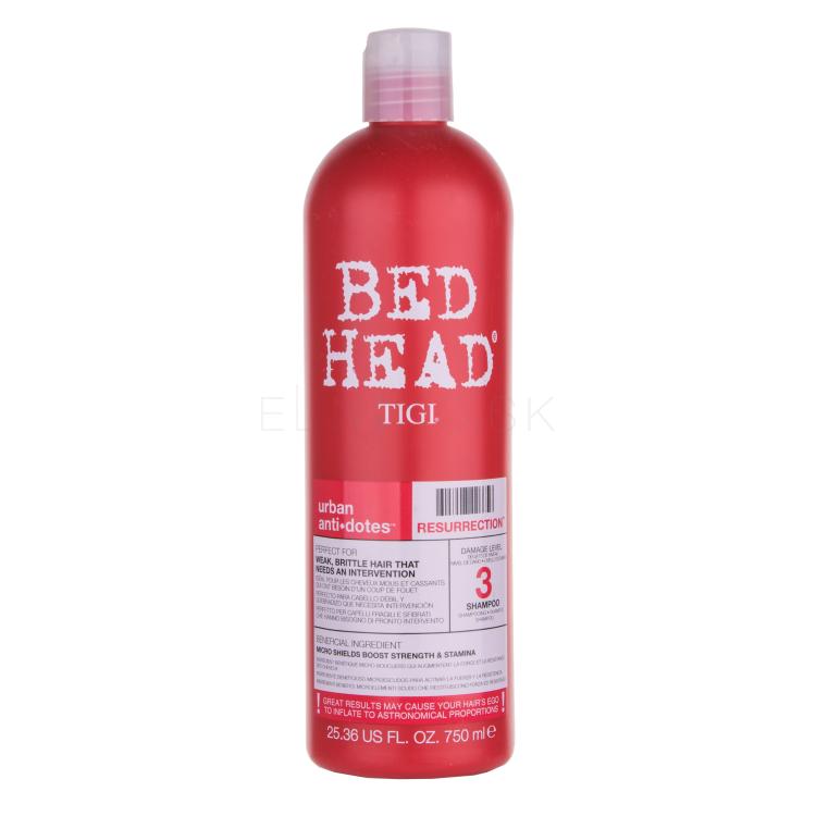 Tigi Bed Head Resurrection Šampón pre ženy 750 ml poškodený flakón