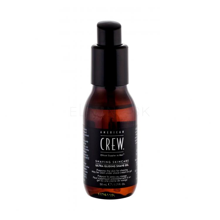 American Crew Shaving Skincare Ultra Gliding Shave Oil Olej na fúzy pre mužov 50 ml