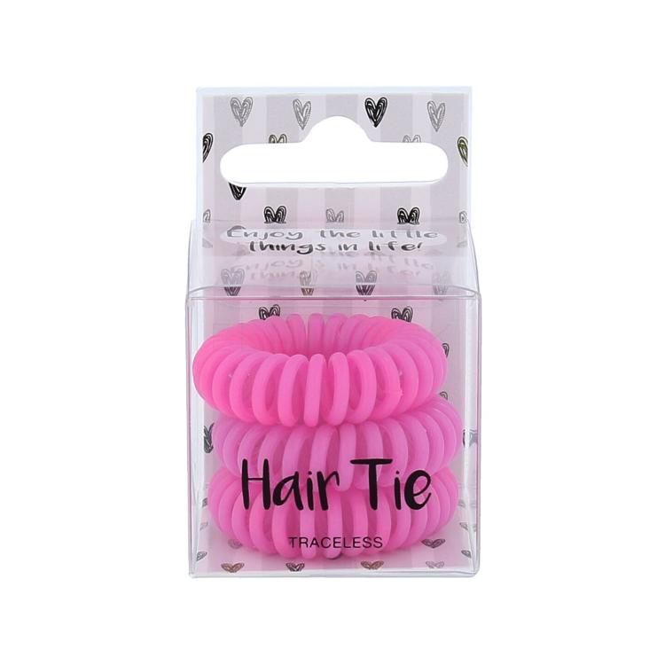 2K Hair Tie Gumička na vlasy pre ženy 3 ks Odtieň Pink