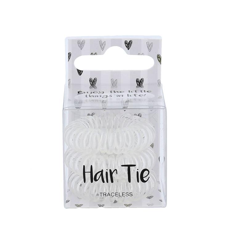 2K Hair Tie Gumička na vlasy pre ženy 3 ks Odtieň Clear
