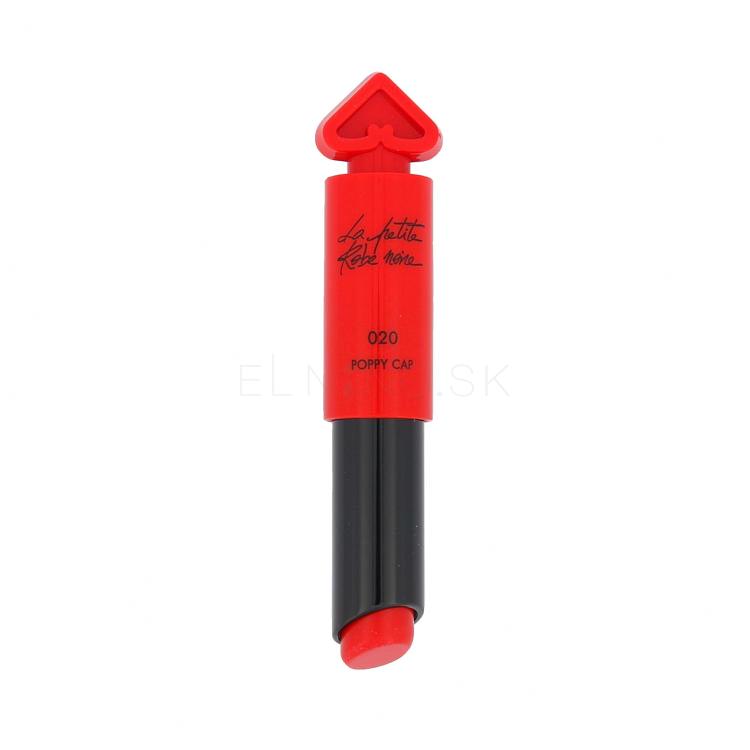 Guerlain La Petite Robe Noire Rúž pre ženy 2,8 g Odtieň 020 Poppy Cap tester