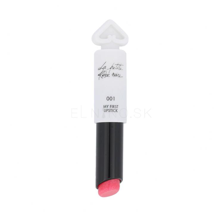 Guerlain La Petite Robe Noire Rúž pre ženy 2,8 g Odtieň 001 My First Lipstick tester