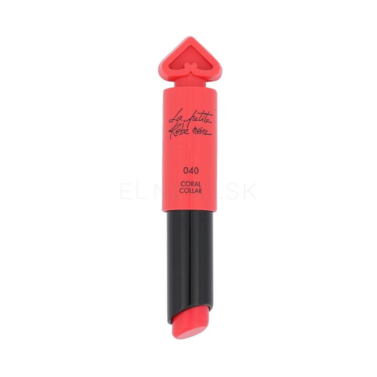 Guerlain La Petite Robe Noire Rúž pre ženy 2,8 g Odtieň 040 Coral Collar tester