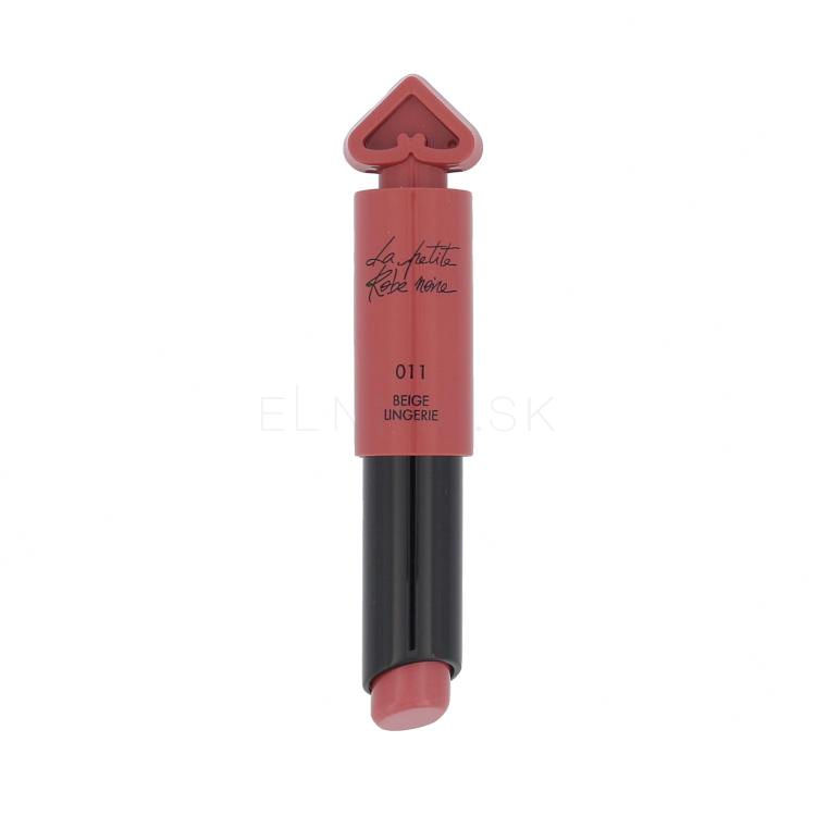 Guerlain La Petite Robe Noire Rúž pre ženy 2,8 g Odtieň 011 Beige Lingerie tester