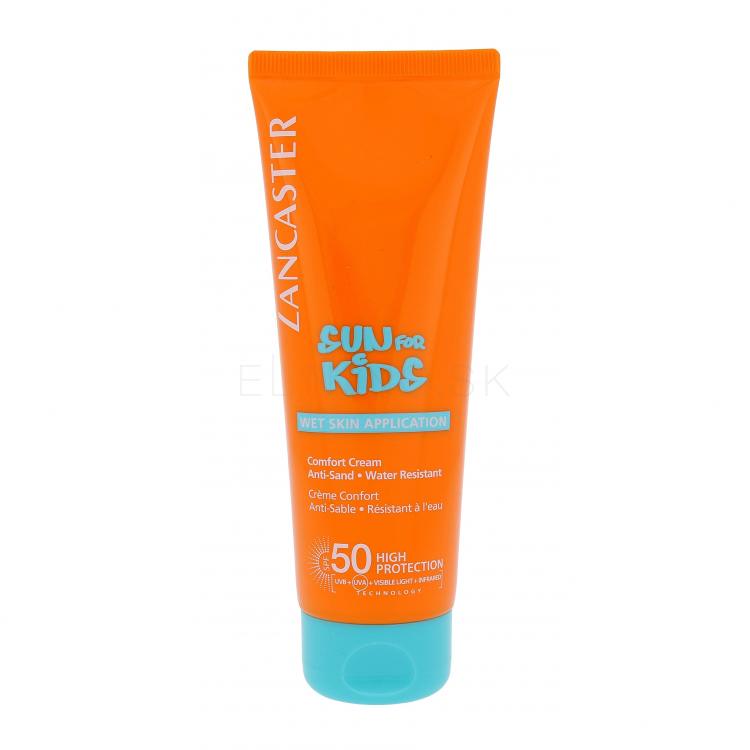 Lancaster Sun For Kids Comfort Cream SPF50 Opaľovací prípravok na telo pre deti 125 ml