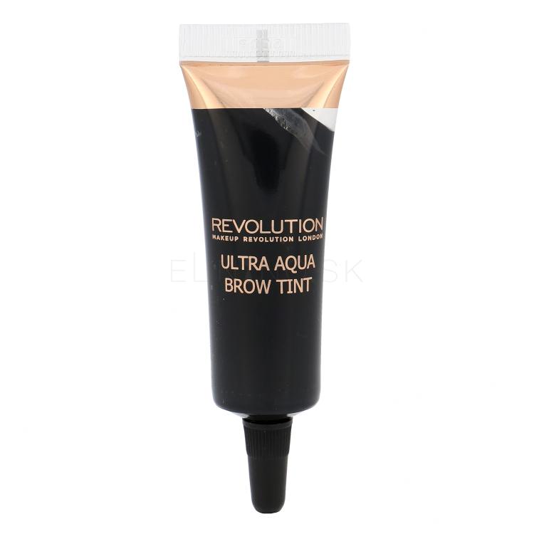 Makeup Revolution London Ultra Aqua Brow Tint Farba na obočie pre ženy 10 g Odtieň Dark