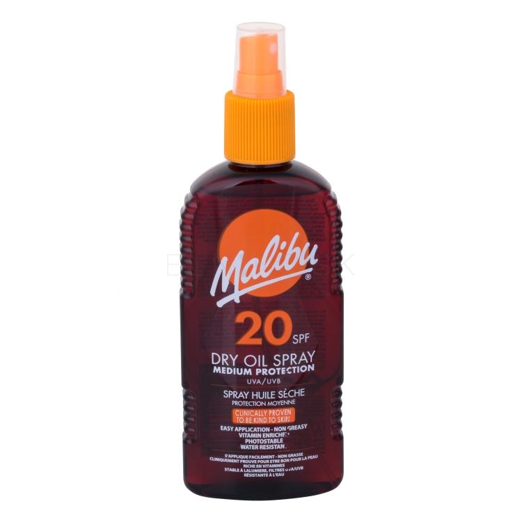 Malibu Dry Oil Spray SPF20 Opaľovací prípravok na telo 200 ml