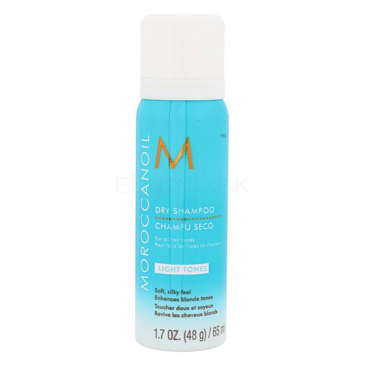 Moroccanoil Dry Shampoo Light Tones Suchý šampón pre ženy 65 ml