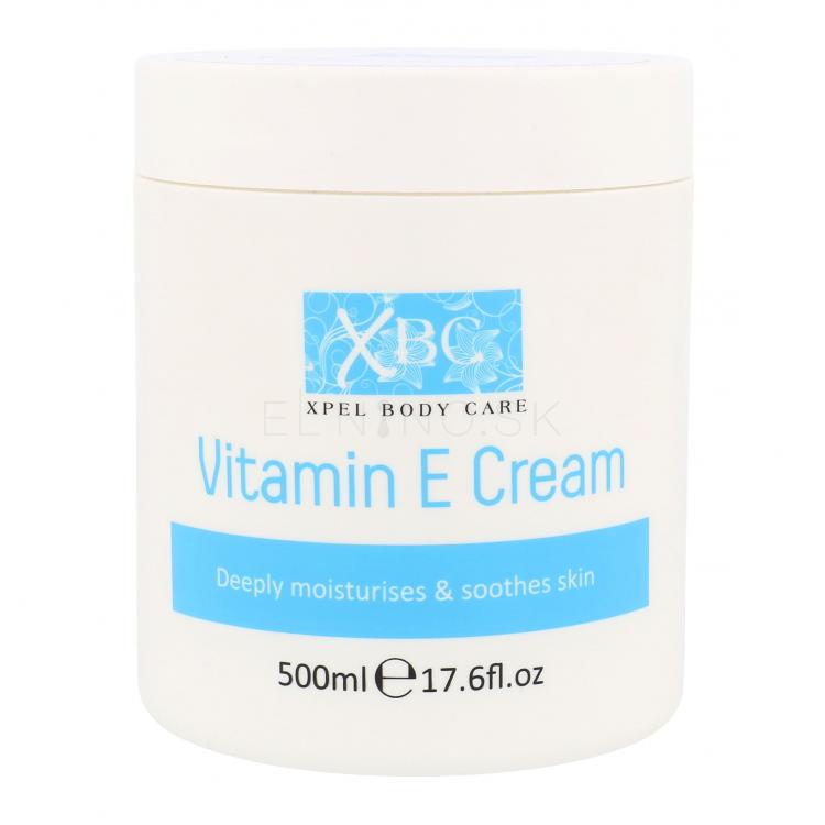 Xpel Body Care Vitamin E Telový krém pre ženy 500 ml