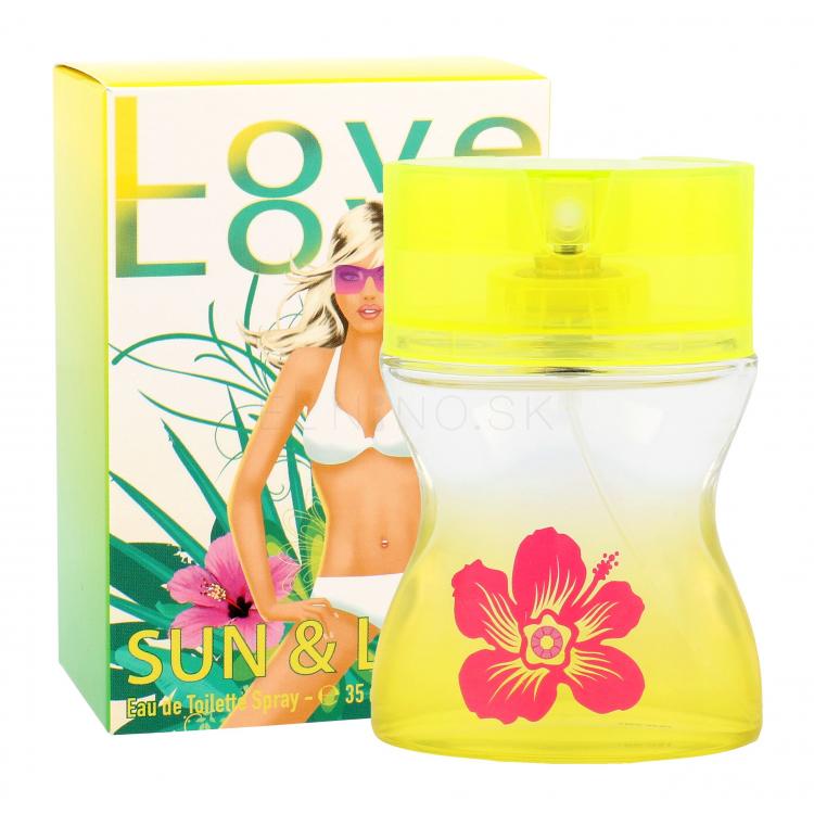 Love Love Sun &amp; Love Toaletná voda pre ženy 35 ml poškodená krabička
