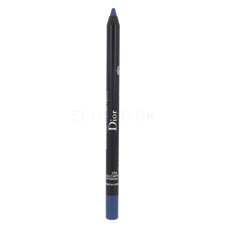 Christian Dior Eyeliner Waterproof Ceruzka na oči pre ženy 1,2 g Odtieň 254 Captivating Blue tester