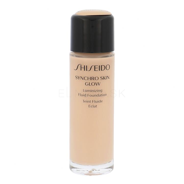 Shiseido Synchro Skin Glow Make-up pre ženy 10 ml Odtieň Golden 3 tester