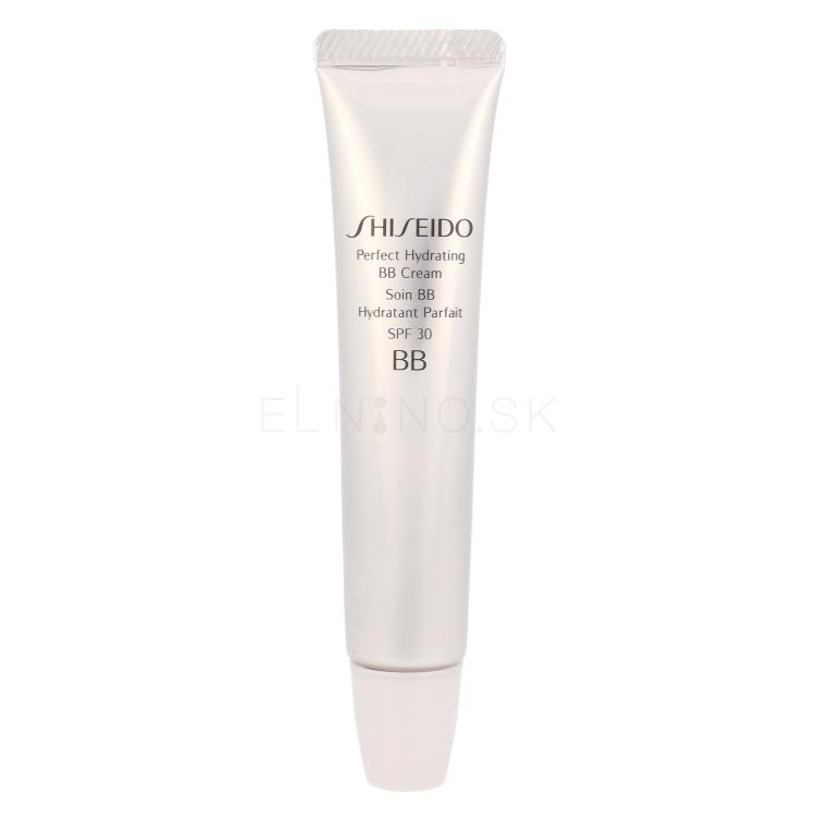 Shiseido Perfect Hydrating SPF30 BB krém pre ženy 30 ml Odtieň Dark tester