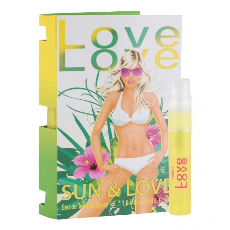 Love Love Sun &amp; Love Toaletná voda pre ženy 1,6 ml vzorek
