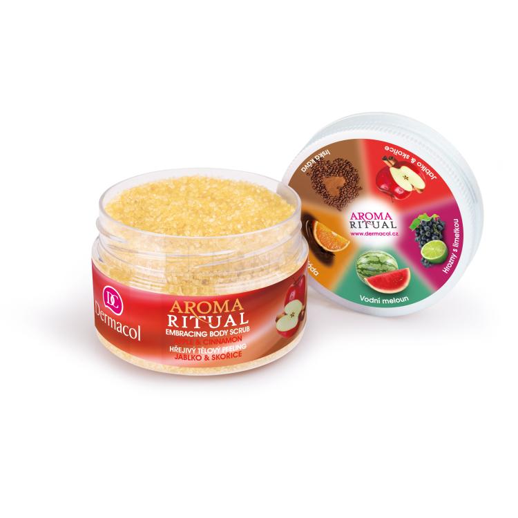Dermacol Aroma Ritual Apple &amp; Cinnamon Telový peeling pre ženy 200 g