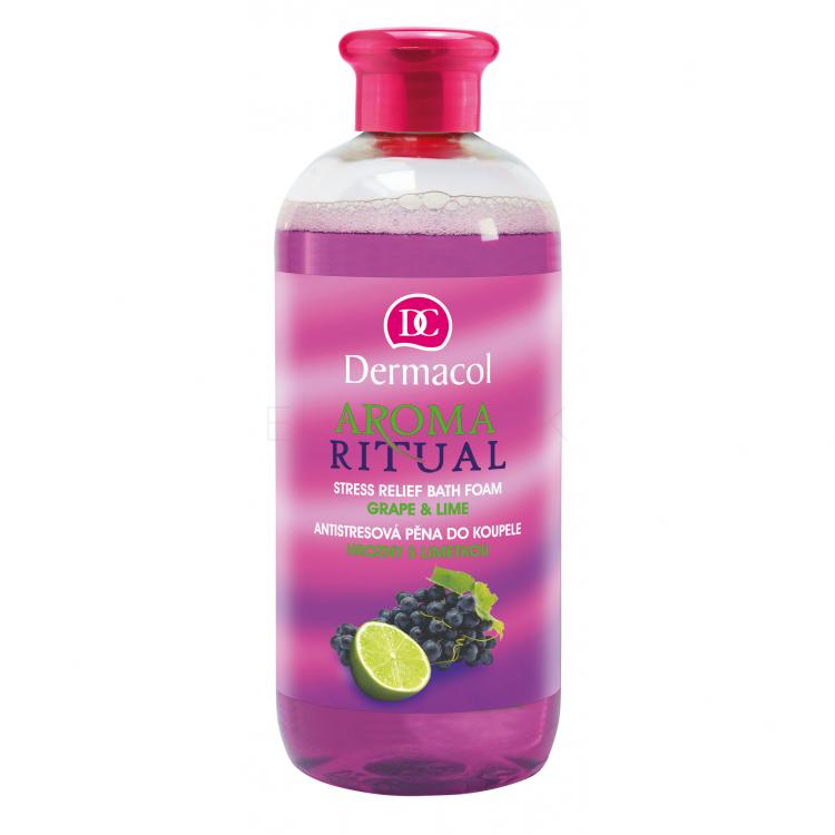 Dermacol Aroma Ritual Grape &amp; Lime Pena do kúpeľa pre ženy 500 ml