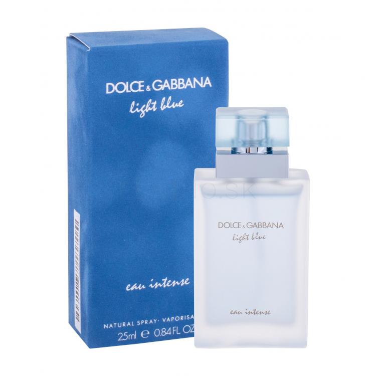 Dolce&amp;Gabbana Light Blue Eau Intense Parfumovaná voda pre ženy 25 ml