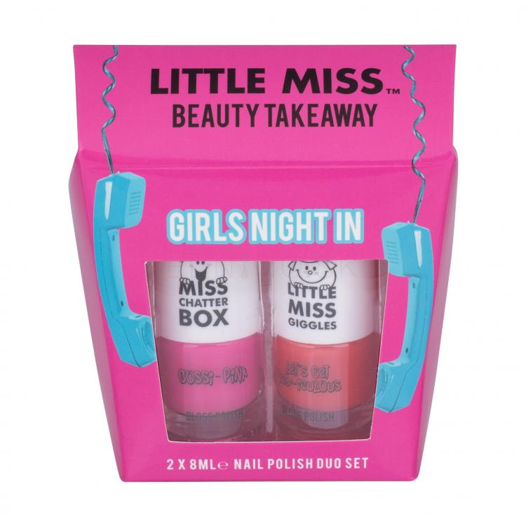 Little Miss Little Miss Beauty Takeaway Darčeková kazeta lak na nechty 8 ml + lak na nechty 8 ml Let´s Get Red-iculous