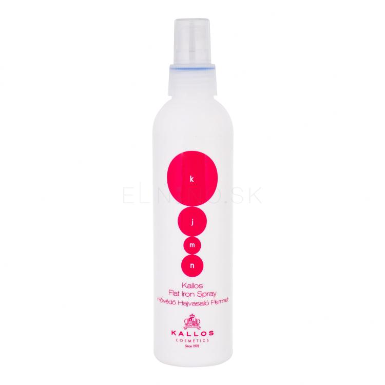 Kallos Cosmetics KJMN Flat Iron Spray Pre tepelnú úpravu vlasov pre ženy 200 ml