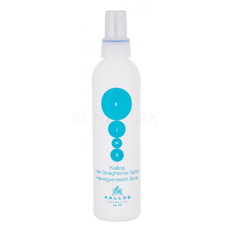 Kallos Cosmetics KJMN Hair Straightener Spray Pre tepelnú úpravu vlasov pre ženy 200 ml