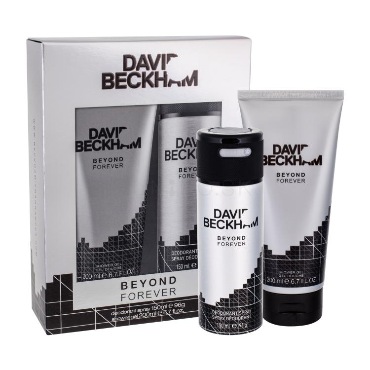 David Beckham Beyond Forever Darčeková kazeta deodorant 150 ml + sprchovací gél 200 ml