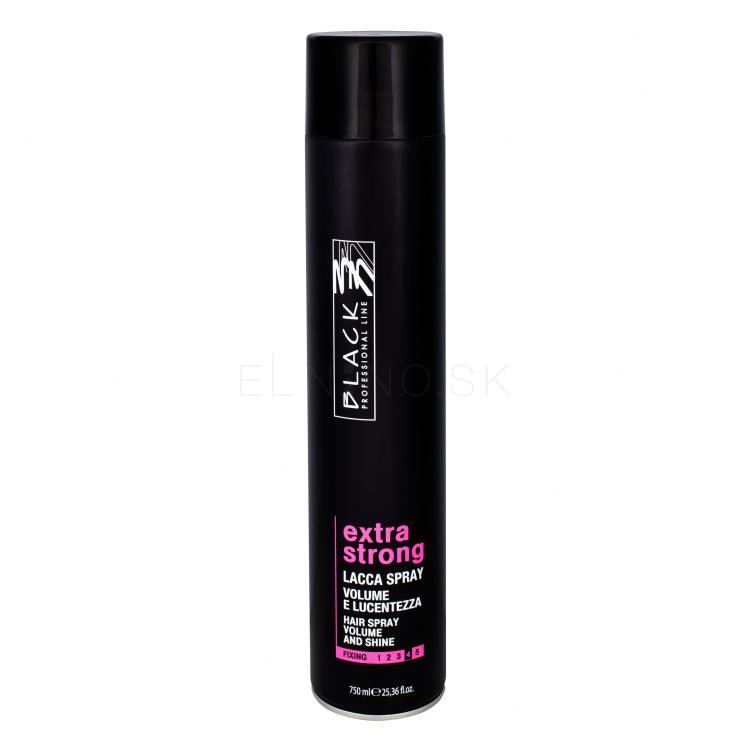 Black Professional Line Hair Spray Lak na vlasy pre ženy 750 ml