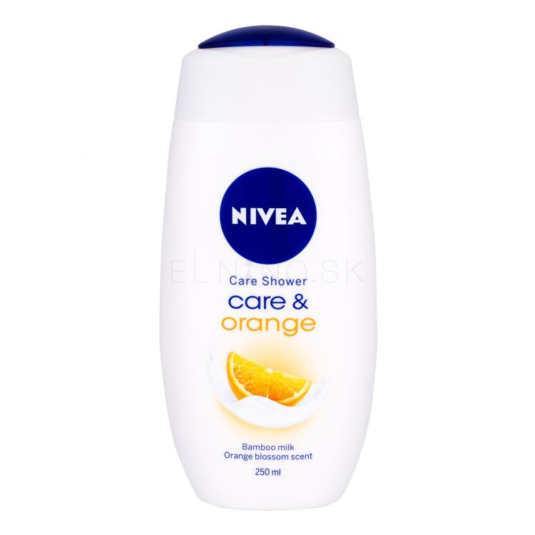 Nivea Care &amp; Orange Sprchovací gél pre ženy 250 ml