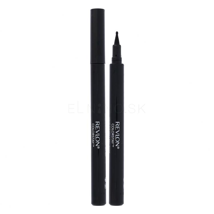 Revlon Colorstay Liquid Eye Pen Ball Point Očná linka pre ženy 1,6 g Odtieň 01 Blackest Black
