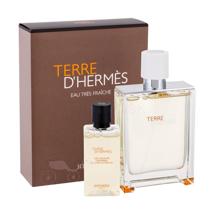 Hermes Terre d´Hermès Eau Tres Fraiche Darčeková kazeta toaletná voda 75 ml + sprchovací gél 40 ml