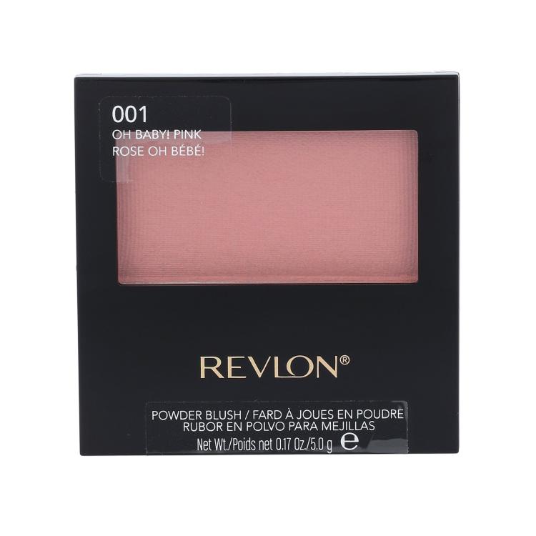 Revlon Powder Blush Lícenka pre ženy 5 g Odtieň 001 Oh Baby Pink