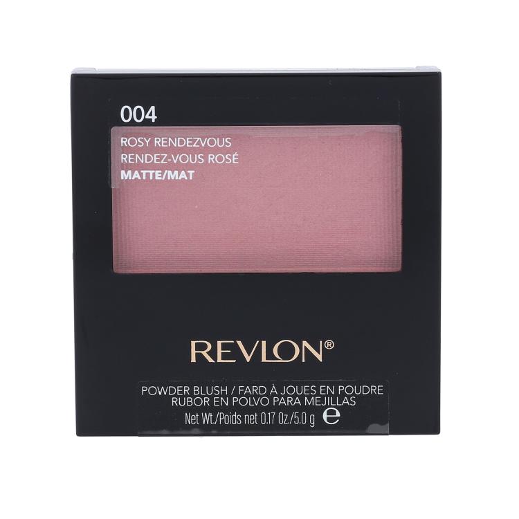 Revlon Powder Blush Lícenka pre ženy 5 g Odtieň 004 Rosy Rendezvous