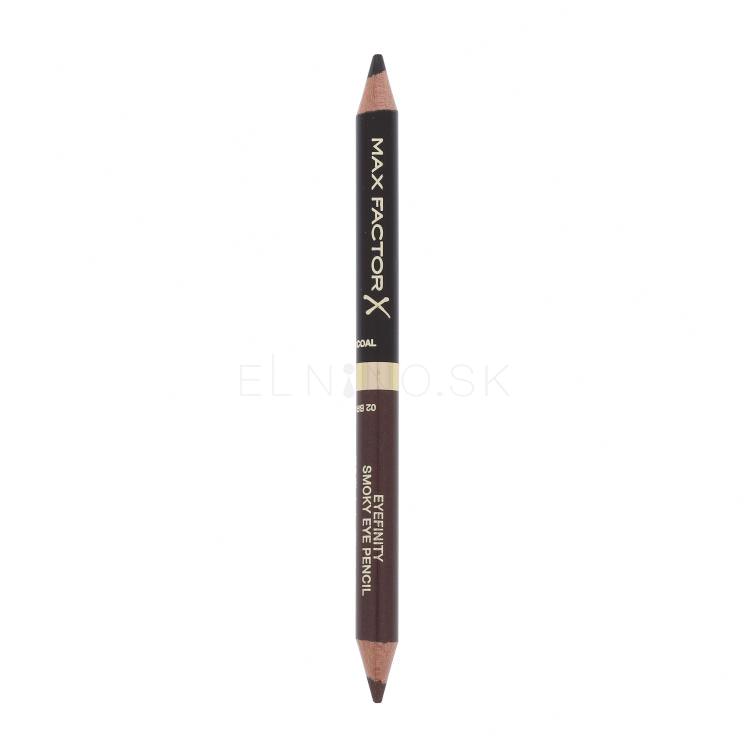 Max Factor Eyefinity Smoky Eye Pencil Ceruzka na oči pre ženy 1,3 g Odtieň 02 Black Charcoal +  Brushed Copper