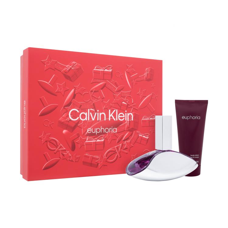Calvin Klein Euphoria Darčeková kazeta pre ženy parfumovaná voda 100 ml + telové mlieko 100 ml