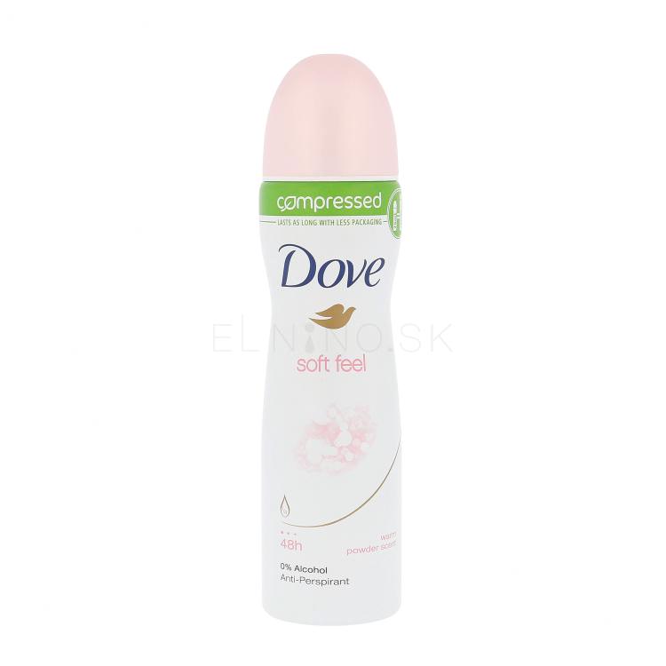 Dove Soft Feel 48h Antiperspirant pre ženy 75 ml