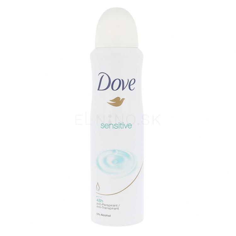 Dove Sensitive 48h Antiperspirant pre ženy 150 ml