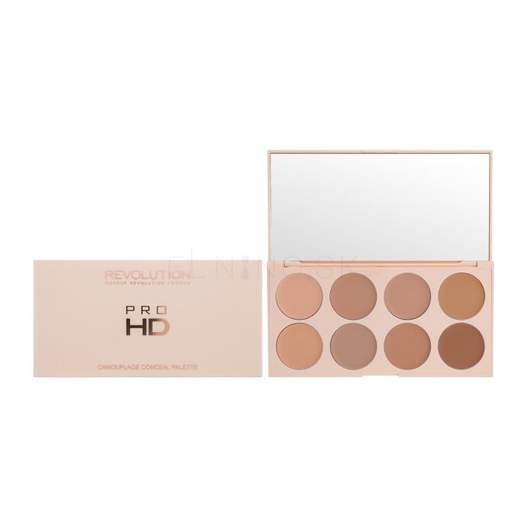 Makeup Revolution London Pro HD Camouflage Conceal Palette Kontúrovacia paletky pre ženy 10 g Odtieň Light Medium