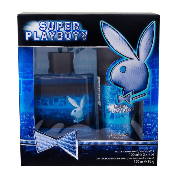 Playboy Super Playboy For Him Darčeková kazeta toaletná voda 100 ml + deodorant 150 ml