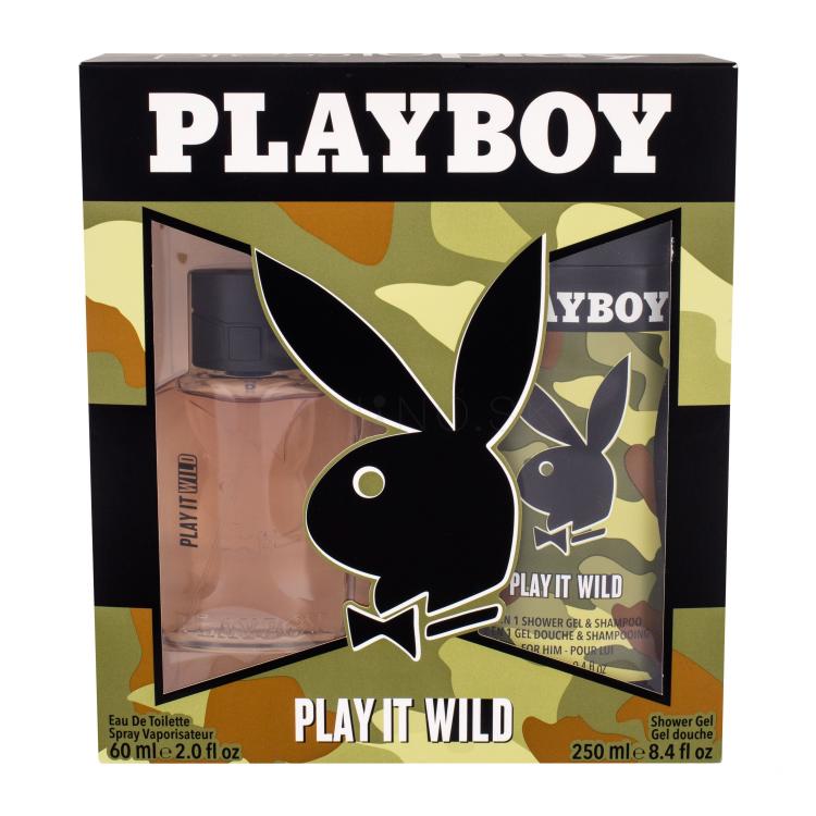 Playboy Play It Wild Darčeková kazeta toaletná voda 60 ml + sprchovací gél 250 ml