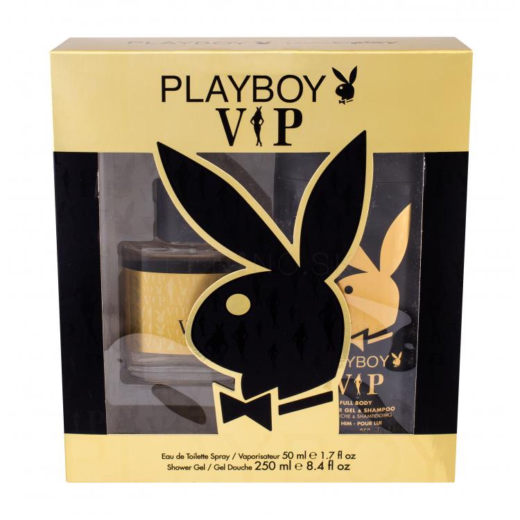 Playboy VIP For Him Darčeková kazeta toaletná voda 50 ml + sprchovací gél 250 ml
